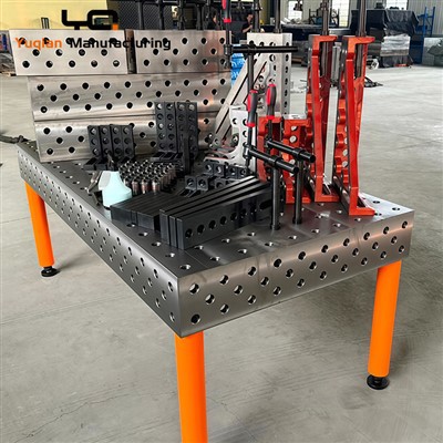 کلیمپ سوراخوں کے ساتھ ویلڈنگ ٹیبل